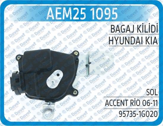 AEM 251095 Kapi Kilidi Sol Accent Rio 06-11